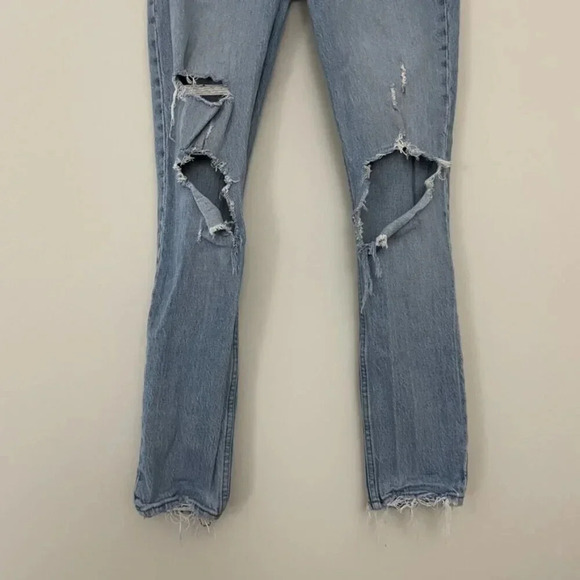 Abercrombie & Fitch Curve Love High Rise The Skinny Jeans Size 2/26 Long - Picture 5 of 6